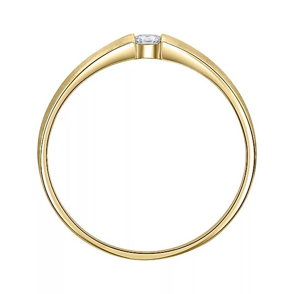 ONE ELEMENT Diamantring "0,03 ct Diamant Brillant Ring aus 585 Gelbgold", D günstig online kaufen