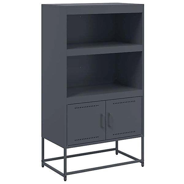 vidaXL Highboard Anthrazit 68,5x38,5x123,5 cm Stahl 846502 günstig online kaufen