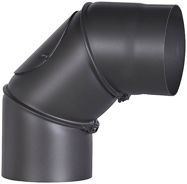 Firefix Ofenrohr, Bogen, 150 mm, 90 °, Stahlblech, mit Tür günstig online kaufen