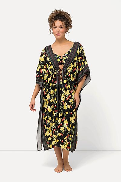 Ulla Popken Strandkleid Kaftan Zitronen Bordüren günstig online kaufen