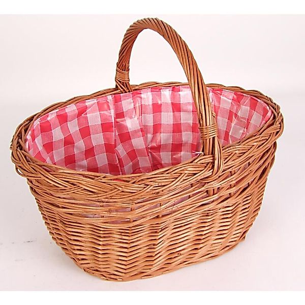 BURI Aufbewahrungsbox Weiden-Einkaufskorb Holz braun einkaufen günstig online kaufen