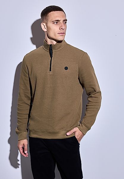 STREET ONE MEN Sweatshirt, aus reiner Baumwolle günstig online kaufen