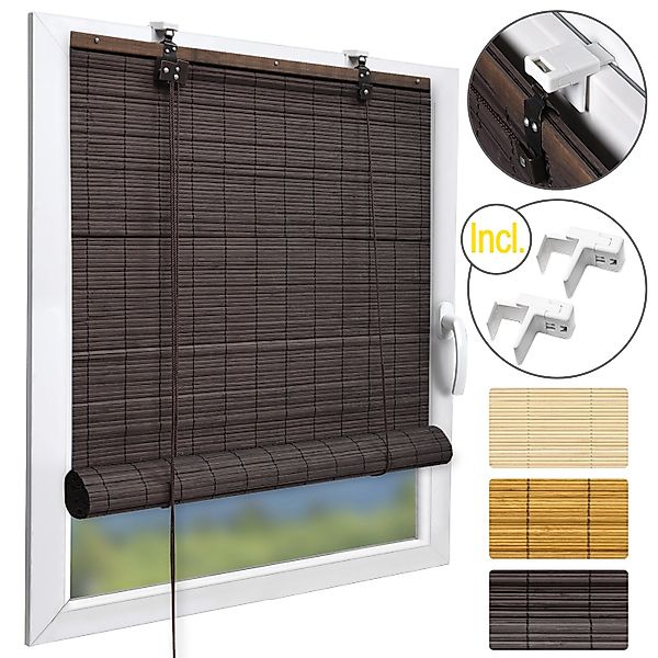 Sol Royal SolDecor B86 Bambusrollo 90x220cm Braun günstig online kaufen