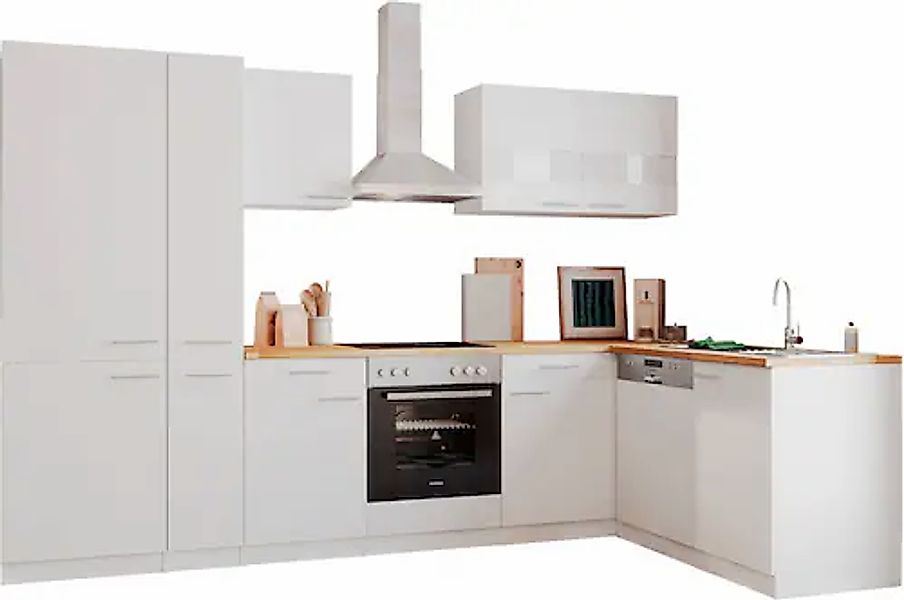 RESPEKTA Küchenzeile »Malia« Breite 310 cm, mit Soft-Close, in exklusiver K günstig online kaufen