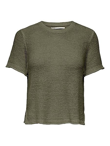 ONLY T-Shirt Only Damen Basic Strick-Pullover Crop-Top - OnlSunny Rundhals günstig online kaufen