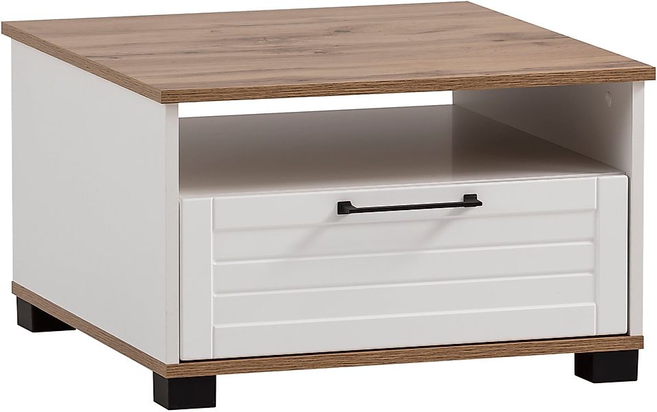 Schildmeyer Couchtisch "Jelda, Breite 60 cm" Schubladenfront in Landhausopt günstig online kaufen