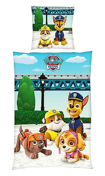 Herding Kinderbettwäsche 135x200cm Paw Patrol Hunde günstig online kaufen