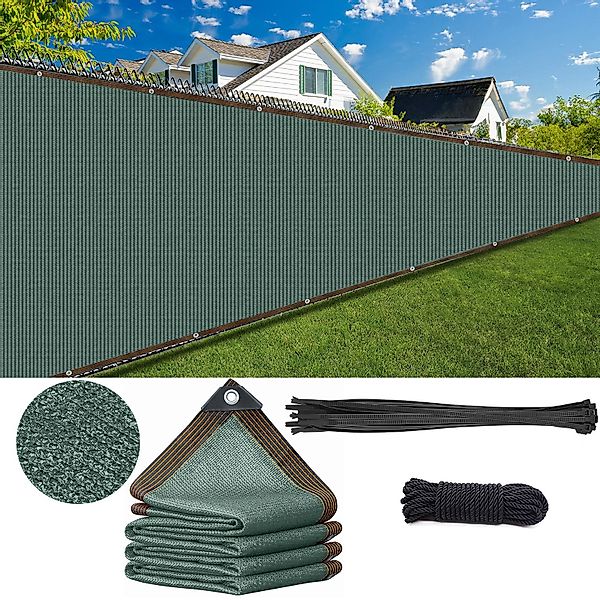 Sunicol Gartenzaun HDPE Schattiernetz mit ösen, günstig online kaufen