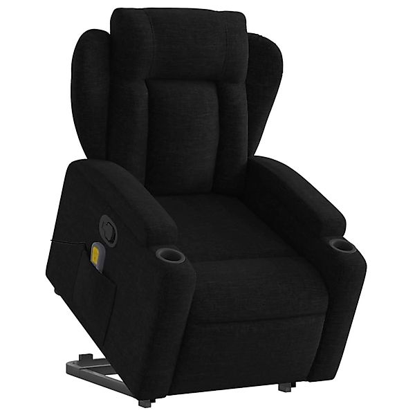 vidaXL Sessel Massagesessel mit Aufstehhilfe Schwarz günstig online kaufen