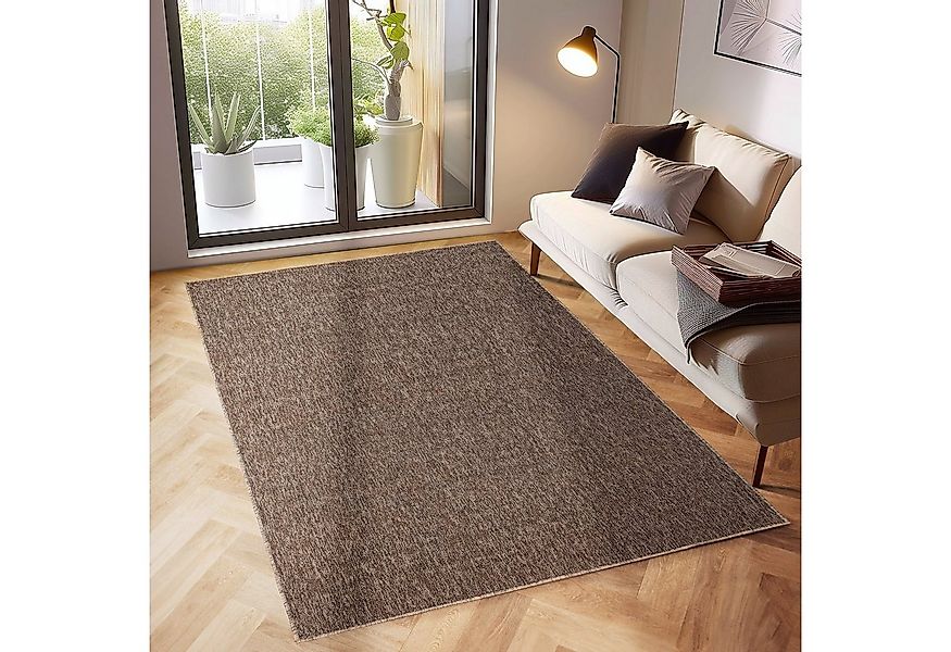 SIMPEX24 Teppich Unicolor - Einfarbig, Läufer, Höhe: 7 mm, Kurzflor Schling günstig online kaufen