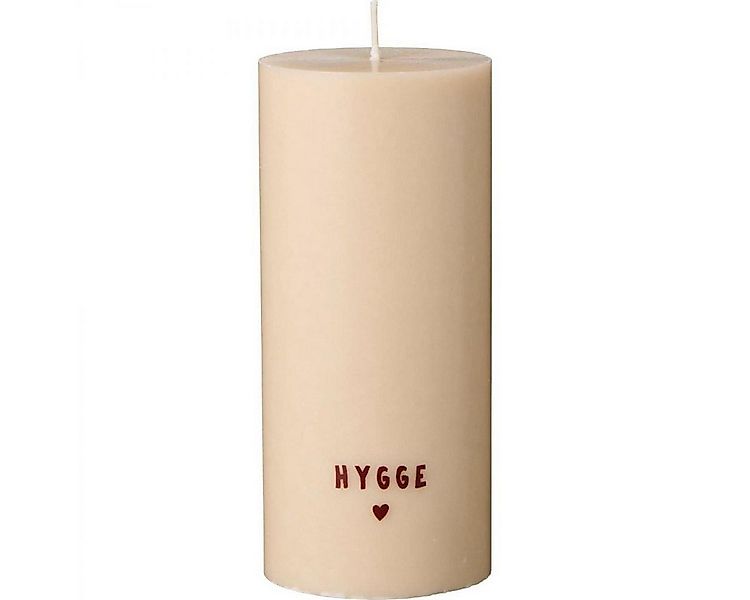 Ib Laursen Tafelkerze Ib Laursen Stumpenkerze Hygge Graunatur Rustic-Brown günstig online kaufen