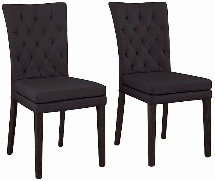 Home affaire 4-Fußstuhl "Colorado" (Set) 2 Stk. Kunstleder Beine aus Buche, günstig online kaufen