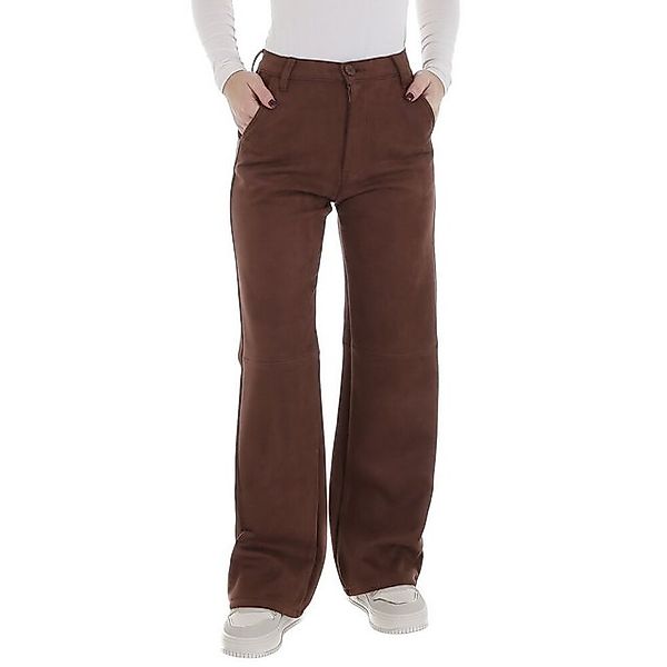 Ital-Design Lederimitathose Damen Freizeit (88836870) Stretch Hose in Leder günstig online kaufen