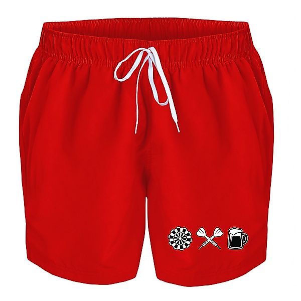 deinshirt Badehose Schwimmshorts Darts und Bier günstig online kaufen