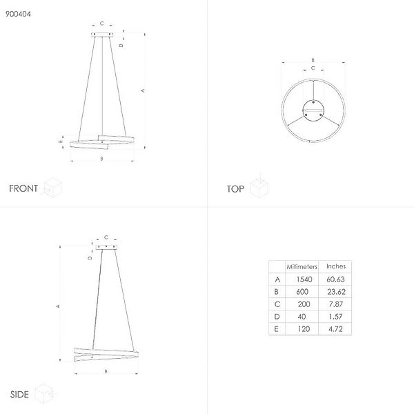 EGLO connect Andabaia-Z Hängelampe, tunable white günstig online kaufen