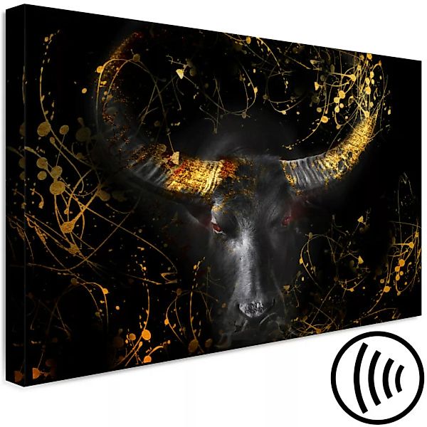 Wandbild Enraged Bull (1 Part) Vertical - Third Variant XXL günstig online kaufen