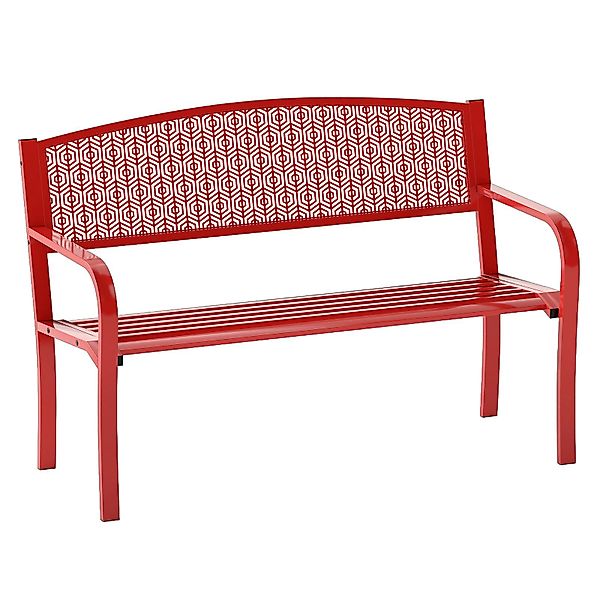 COSTWAY Gartenbank, 128cm Sitzbank für 2-3 günstig online kaufen