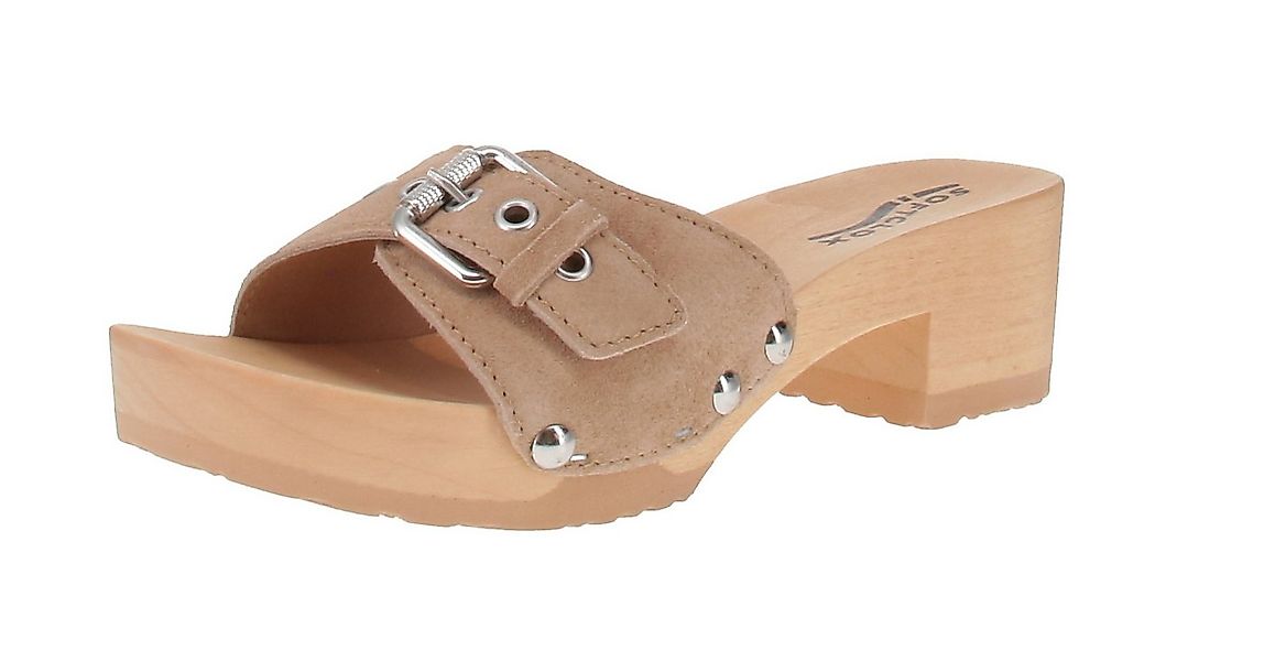 Softclox Softclox S3649 Pixie Kaschmir - Damen Pantolette - 04-Taupe Sandal günstig online kaufen