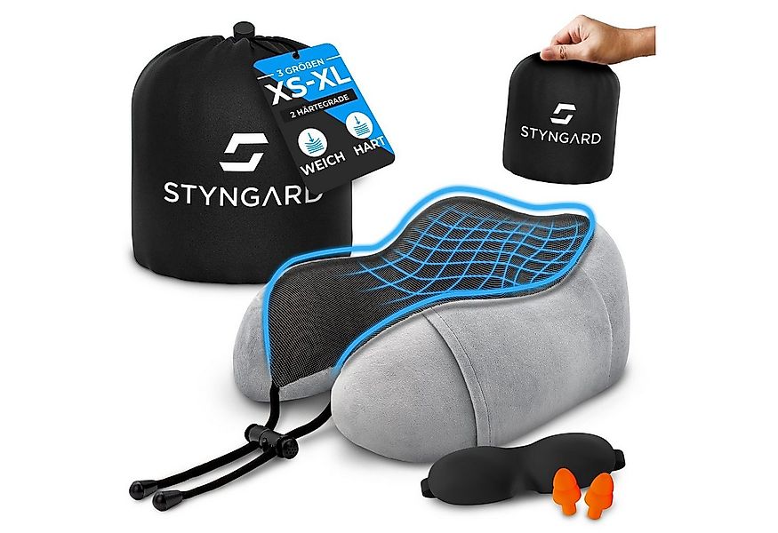 Styngard Nackenkissen Reisekissen, aus Memory-Foam inkl. Schlafmaske und Oh günstig online kaufen