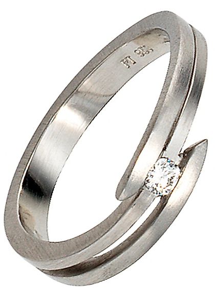 JOBO Fingerring "Diamant-Ring 0,09 ct.", 950 Platin günstig online kaufen