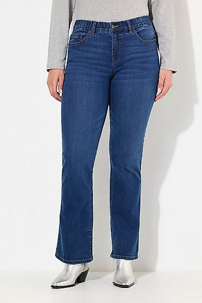 Ulla Popken Regular-fit-Jeans Bootcut-Jeans Marie weites Bein 5-Pocket-Schn günstig online kaufen