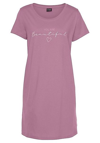 Vivance Dreams Bigshirt mit Frontdruck günstig online kaufen