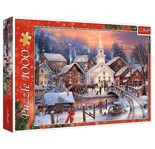 Trefl Puzzle Trefl 10602 Weisse Weihnachten 1000 Teile Puzzle, 1000 Puzzlet günstig online kaufen