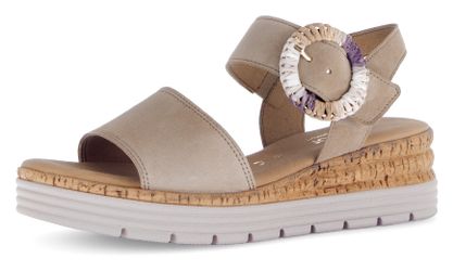 Gabor GENUA Keilsandalette, Sommerschuh, Riemchensandale, Komfortschuh günstig online kaufen