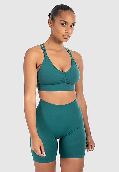 Smilodox Sport-BH Katrin, Crop Top V-Ausschnitt günstig online kaufen