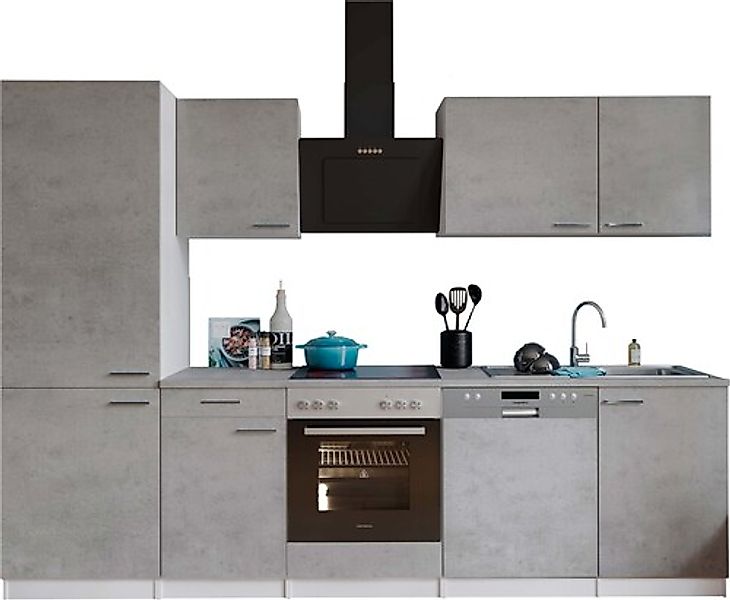 RESPEKTA Küchenzeile »Malia« Breite 280 cm, 85 cm Arbeitshöhe, in exklusive günstig online kaufen