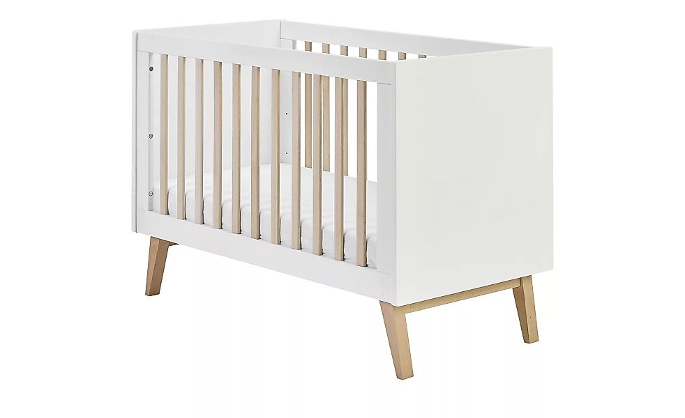 Kinderbett - weiß - 66 cm - 89,5 cm - Baby > Babymöbel > Babybetten - Möbel günstig online kaufen