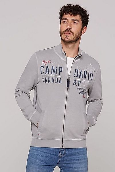 CAMP DAVID Sweatjacke mit Stehkragen günstig online kaufen