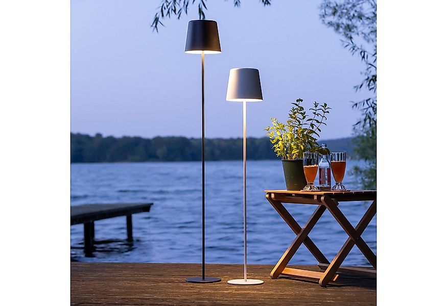 Brilliant LED Außen-Stehlampe Kaami - mobile LED Außen Stehlampe, Dimmfunkt günstig online kaufen