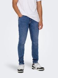 Only & Sons Herren Jeans ONSLOOM SLIM 6756 - Slim Fit - Blau - Medium Blue günstig online kaufen