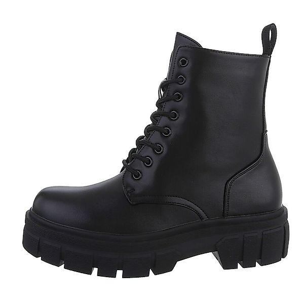 Ital-Design Damen Schnürschuhe Freizeit Schnürstiefelette (80951365) günstig online kaufen