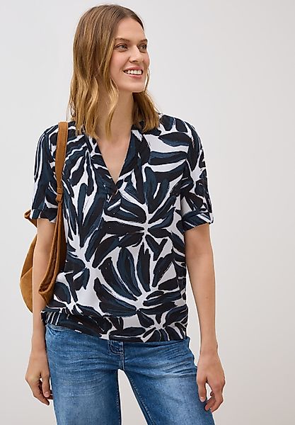 CECIL Shirtbluse Split Neck Tunika mit günstig online kaufen
