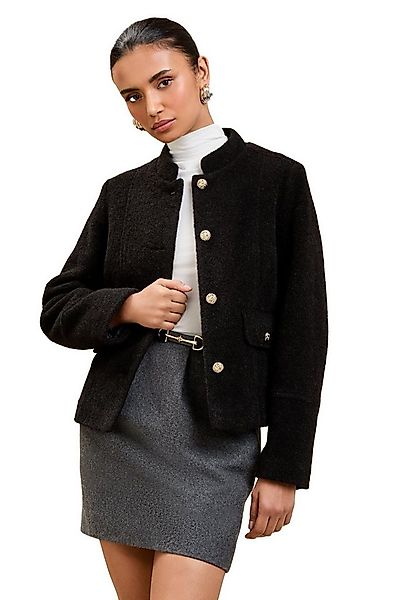 LIPSY Bomberjacke Lipsy Gebürstete, strukturierte, kurze Bomberjacke (1-St) günstig online kaufen