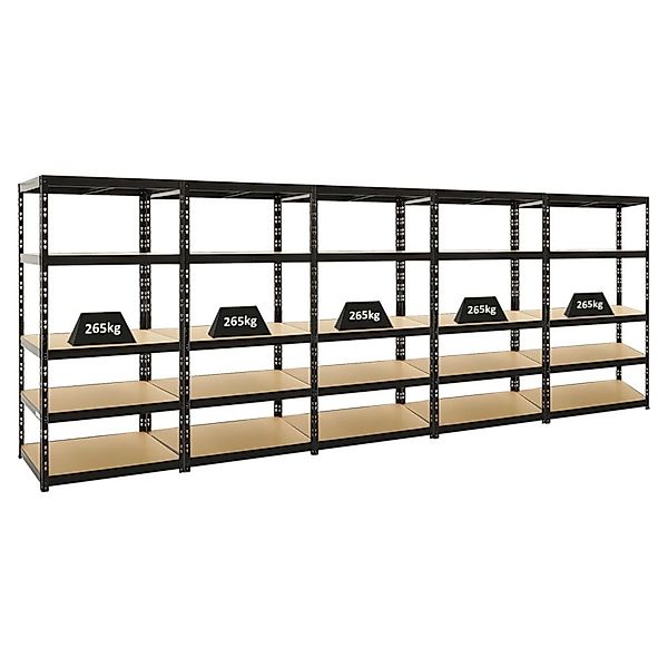 PROREGAL Mega Deal 5x Schwerlastregal Tiger HxBxT 180 x 90 x 45 cm Fachlast günstig online kaufen