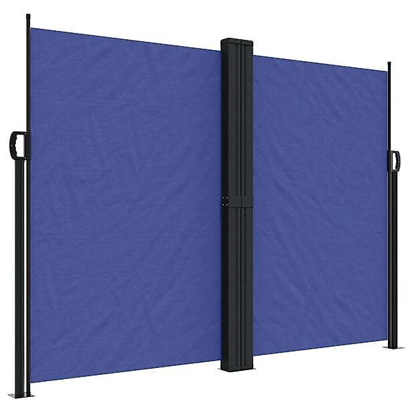 furnicato Seitenmarkise Ausziehbar Blau 180x1200 cm günstig online kaufen