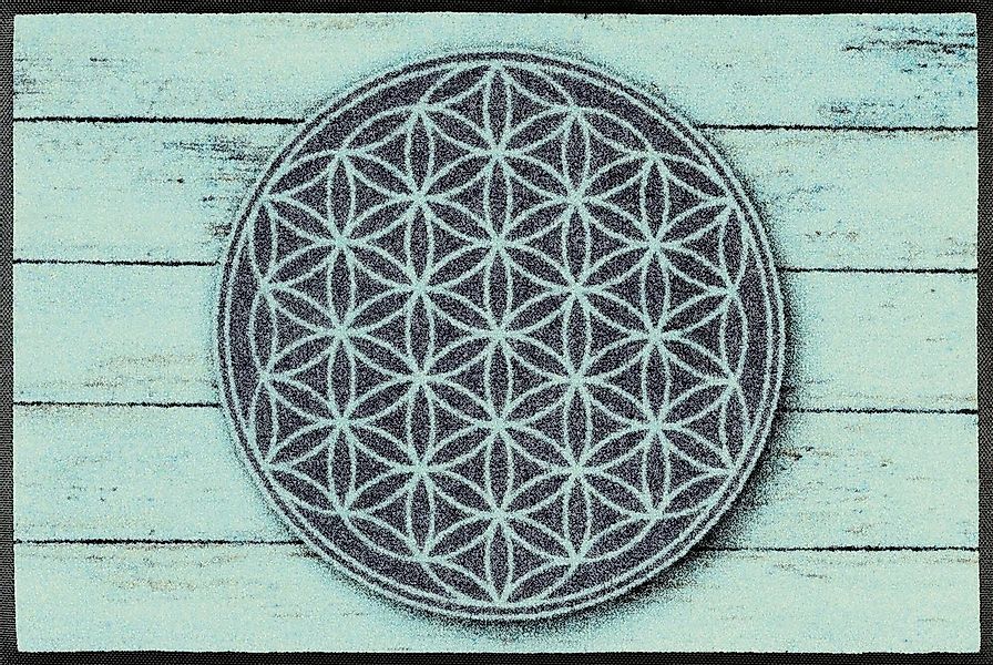 wash+dry by Kleen-Tex Fußmatte Pattern of Life, rechteckig, Höhe: 7 mm, Sch günstig online kaufen