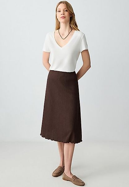 Jimmy Key Minirock Relaxed Fit Midi-Strickrock mit normaler Taille günstig online kaufen