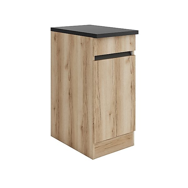 Optifit Küchen-Unterschrank 40 x 88 x 60 cm Kaya290 Wildeiche Nachbildung günstig online kaufen