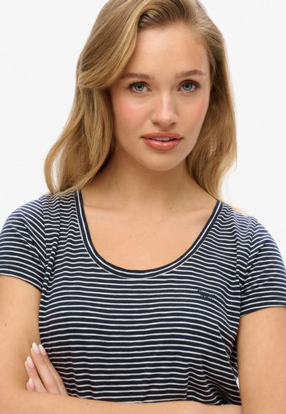 Superdry Kurzarmshirt SCOOP NECK TEE günstig online kaufen