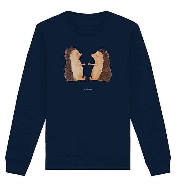 Mr. & Mrs. Panda Longpullover Igel Liebe Größe S - French Navy - Geschenk, günstig online kaufen