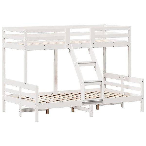 vidaXL Bett Etagenbett 90x200/120x200 cm Weiß günstig online kaufen