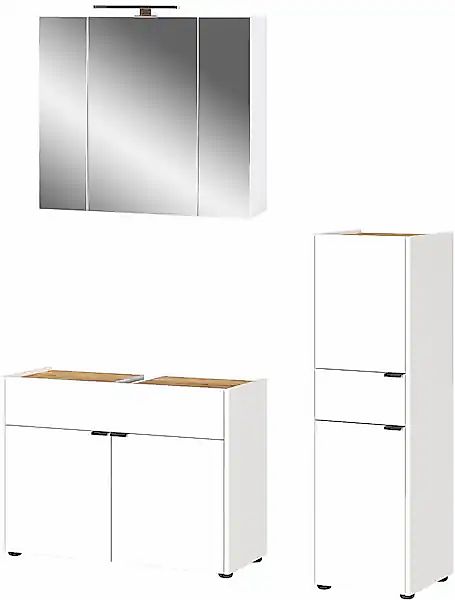 GERMANIA Badmöbel-Set »Ameca«, (3 St.), Badezimmer-Set aus Waschbeckenunter günstig online kaufen