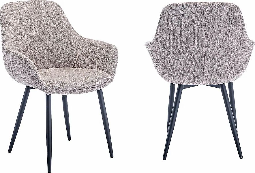 SalesFever Armlehnstuhl "Esszimmerstuhl mit elegantem Komfort" (Set) 2 Stk. günstig online kaufen