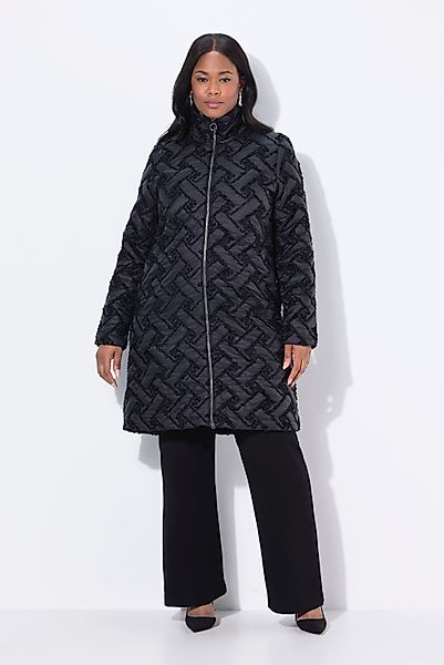 Ulla Popken Steppjacke Steppjacke A-Linie Stehkragen günstig online kaufen