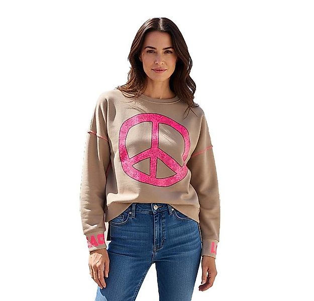 Miss Goodlife Sweatshirt Roundneck Peace Love Harmony MG13584 MG13585 mit S günstig online kaufen