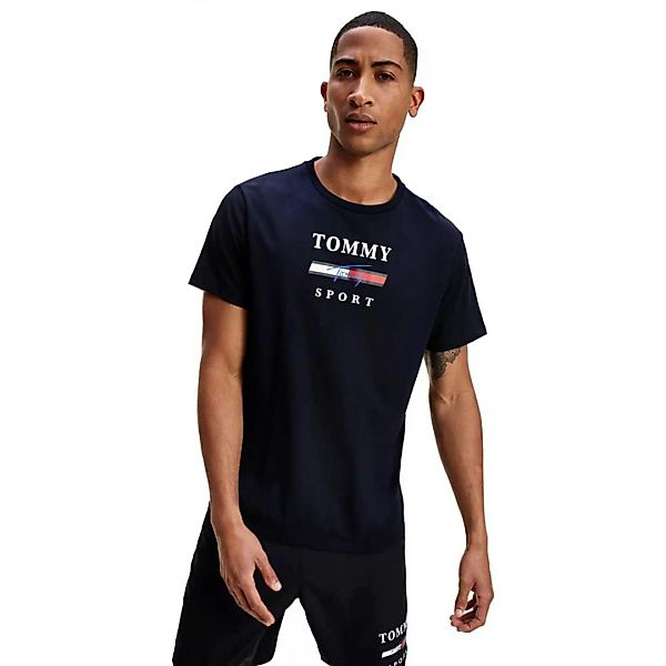 Tommy Hilfiger Sportswear Graphic Kurzärmeliges T-shirt L Desert Sky günstig online kaufen